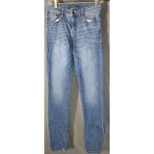 Aeropostale Mid Rise Skinny Blue Jeans Size 6R